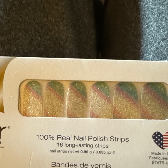 Retired Color Street Striped and Glitter Nail Strips - Picture 2 of 9